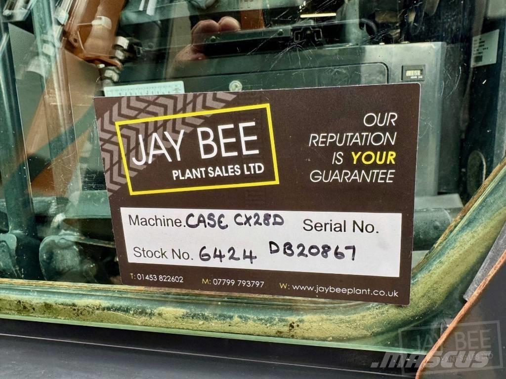 CASE CX28D Mini pelle < 7t