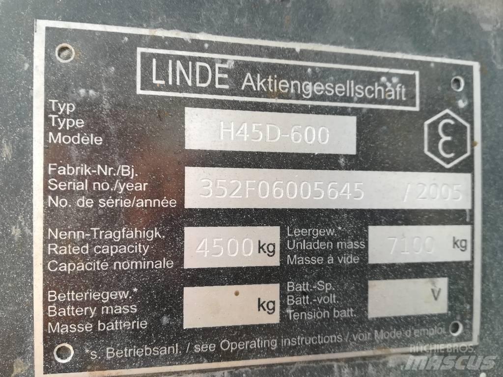 Linde H 45 D 600 Chariots diesel