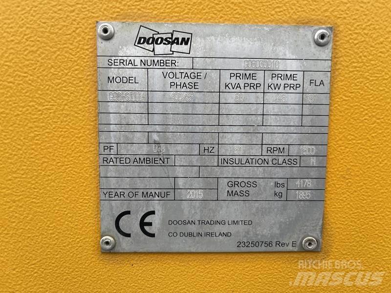 Doosan G 60 Générateurs diesel