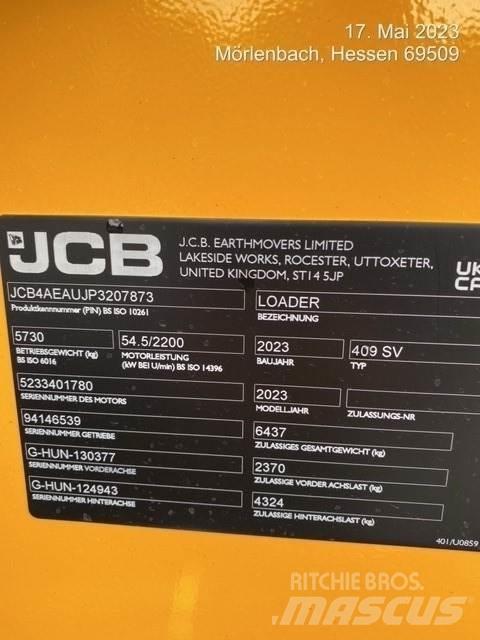 JCB 409 Chargeuse sur pneus