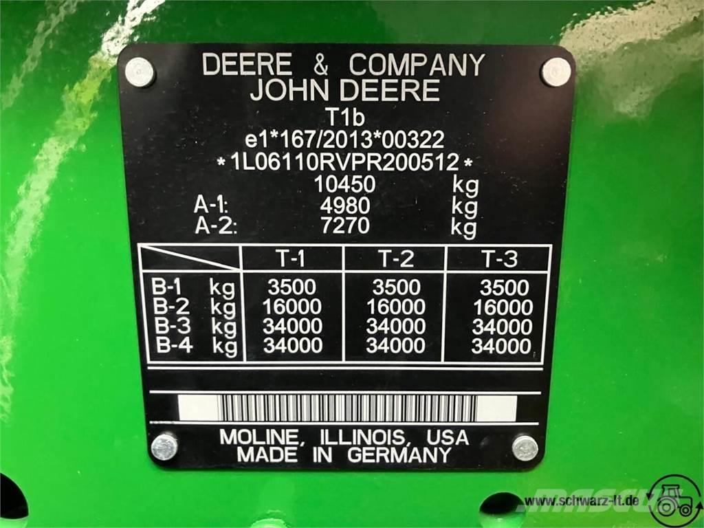 John Deere 6R 110 Tracteur