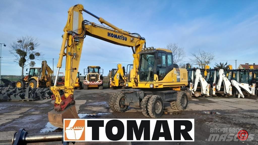 Komatsu PW 180-7 Pelle sur pneus