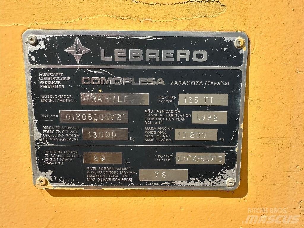 Lebrero 135 TT Rouleaux monocylindre
