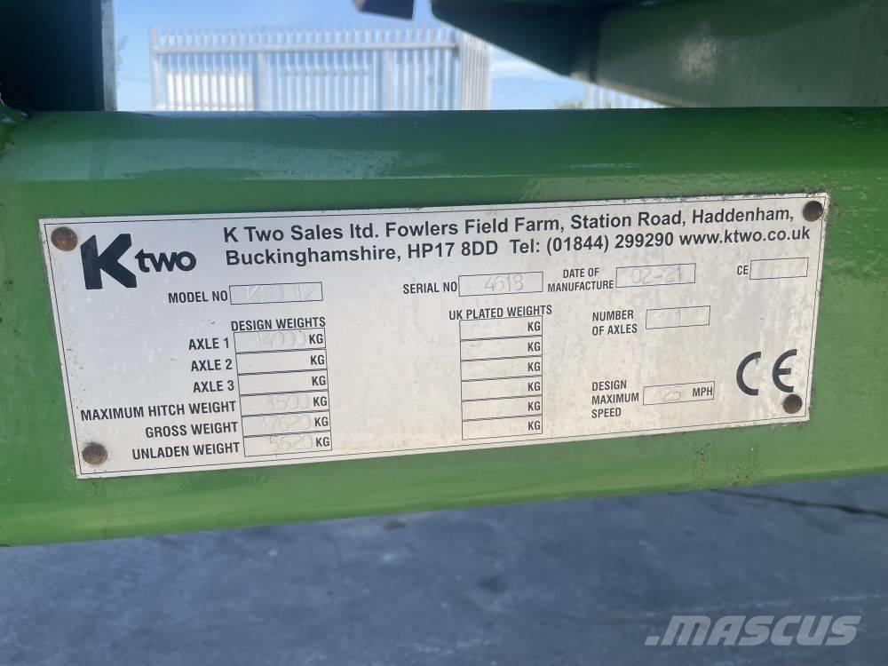 Ktwo Duo 1200 Epandeur de fumier