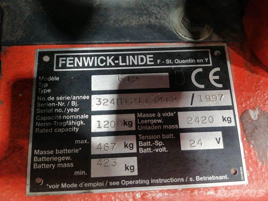 Linde E12 Chariots élévateurs électriques