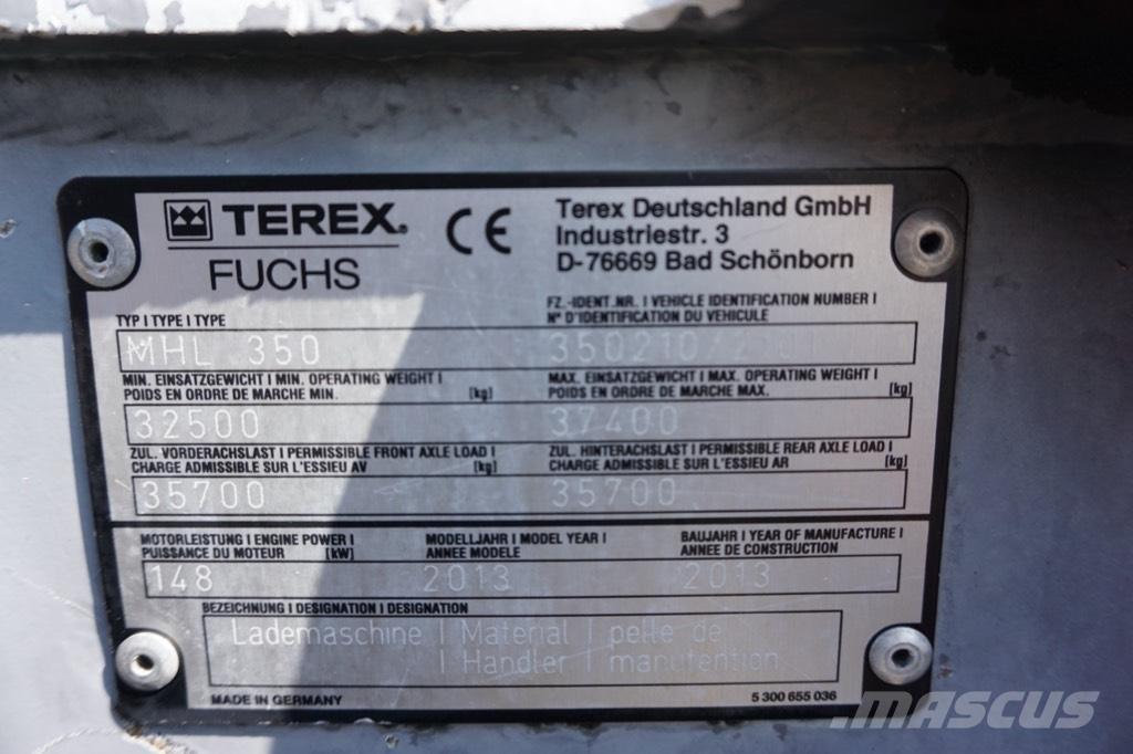Fuchs MHL 350 Pelle à déchets