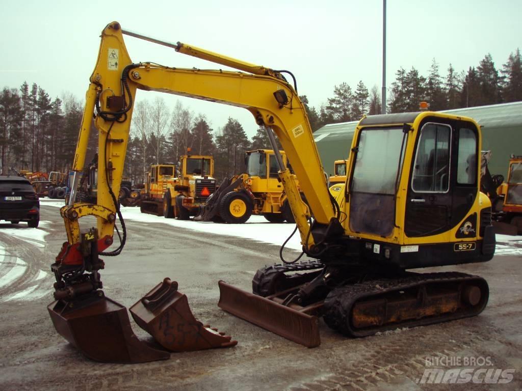 Hyundai Robex 55-7 Mini pelle < 7t