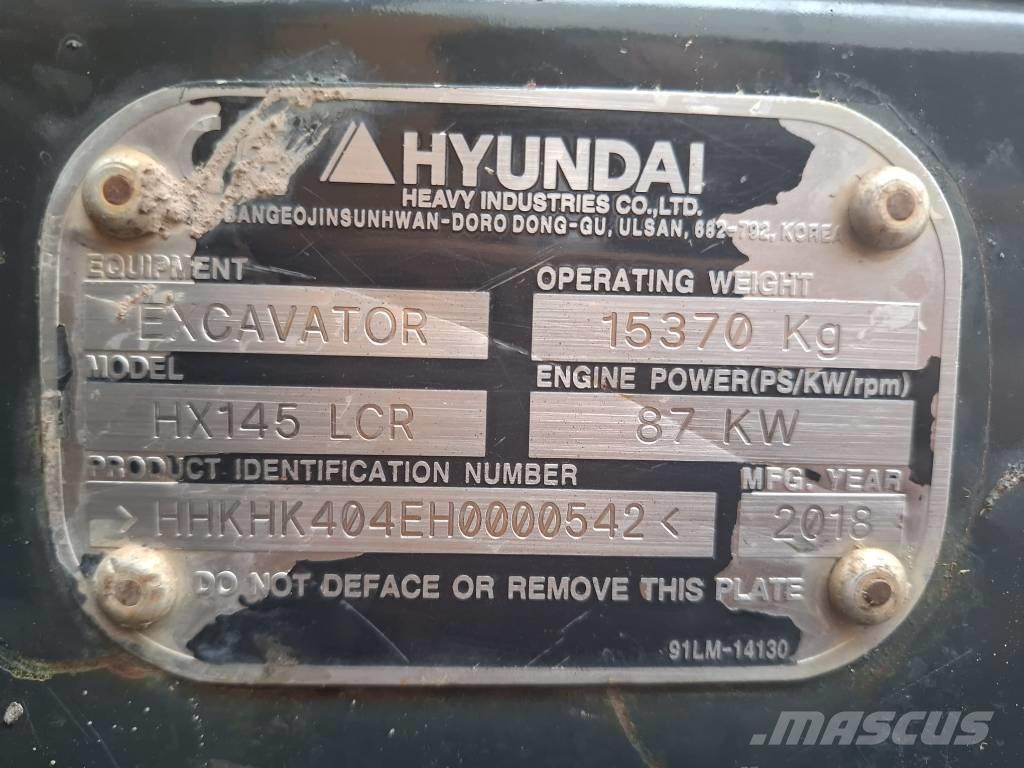 Hyundai HX 145 LCR Pelle sur chenilles