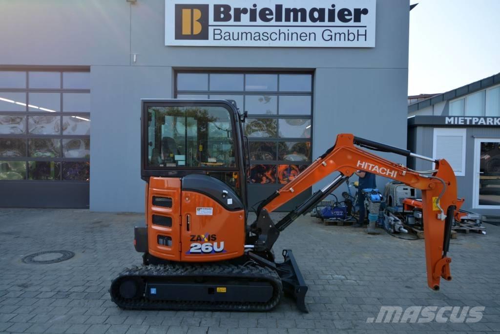 Hitachi ZX 26 U-6 Mini pelle < 7t