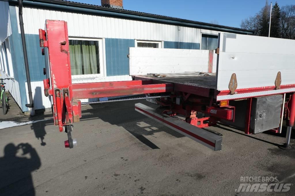 Scania G450 6x2 Camion plateau ridelle avec grue
