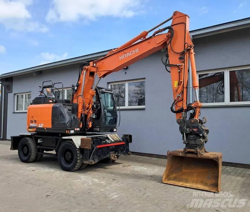 Hitachi ZX 145 W-6 Pelle sur pneus