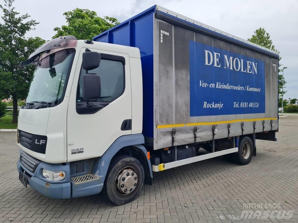 DAF LF 45.180 5.3m Camion à rideaux coulissants (PLSC)