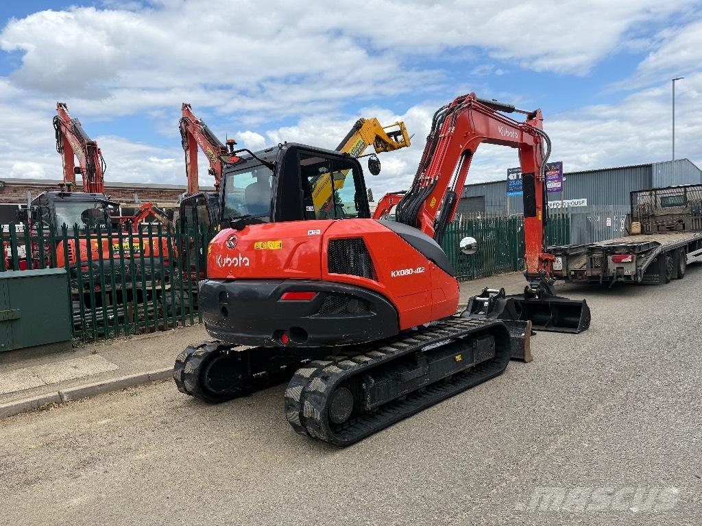 Kubota KX 080-4 Mini pelle 7t-12t