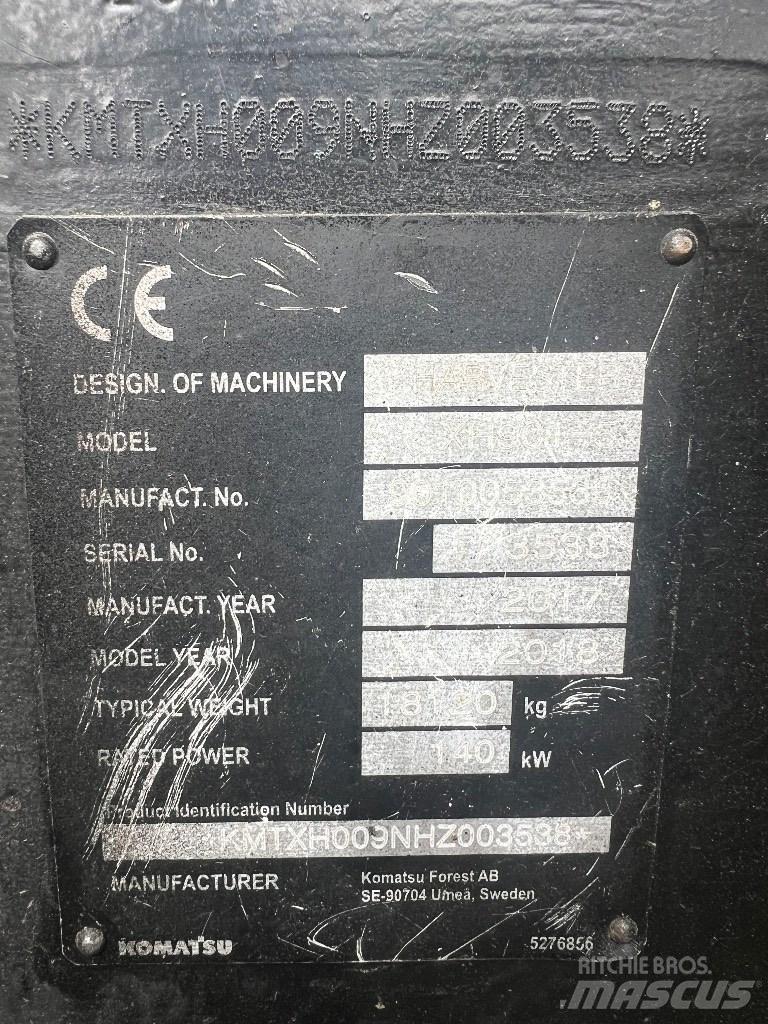 Komatsu 901 Abatteuse