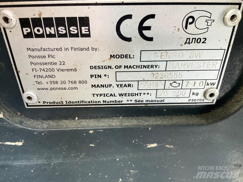 Ponsse Ergo 8W Abatteuse
