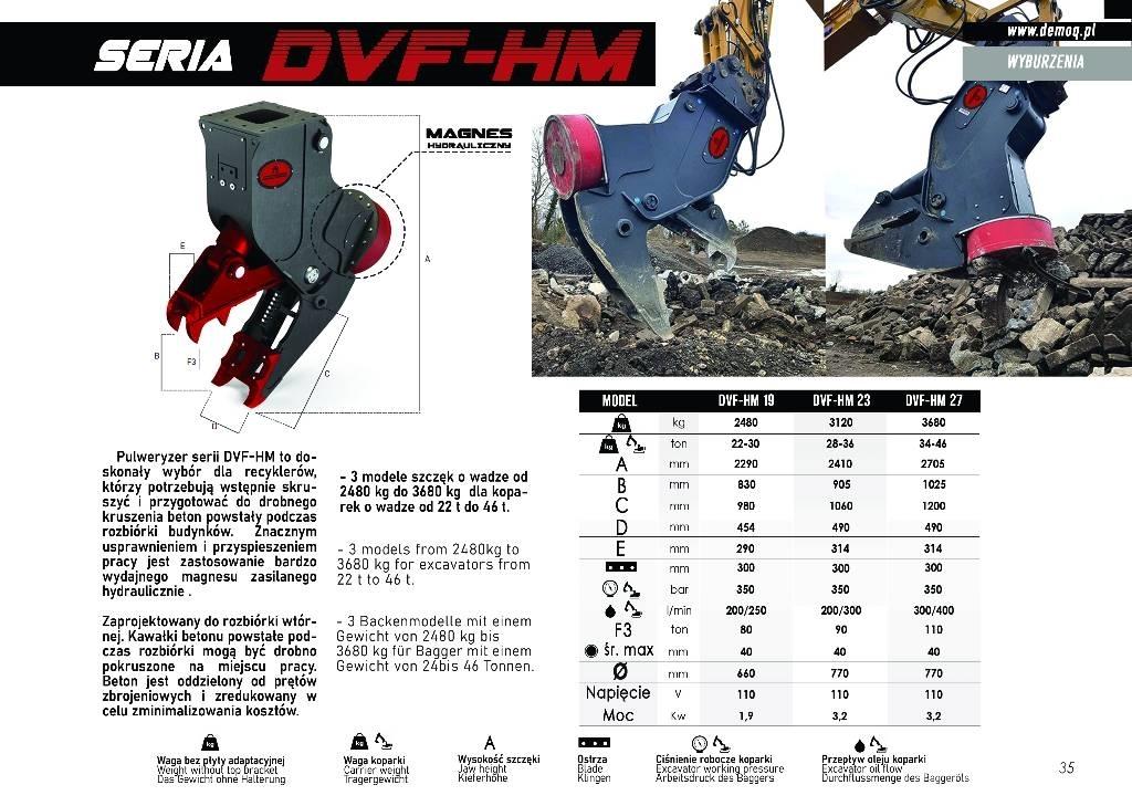  DEMOQ DVF23-HM Concasseur de Travaux Publics