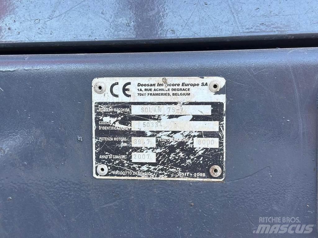 Doosan SOLAR 75V Mini pelle 7t-12t