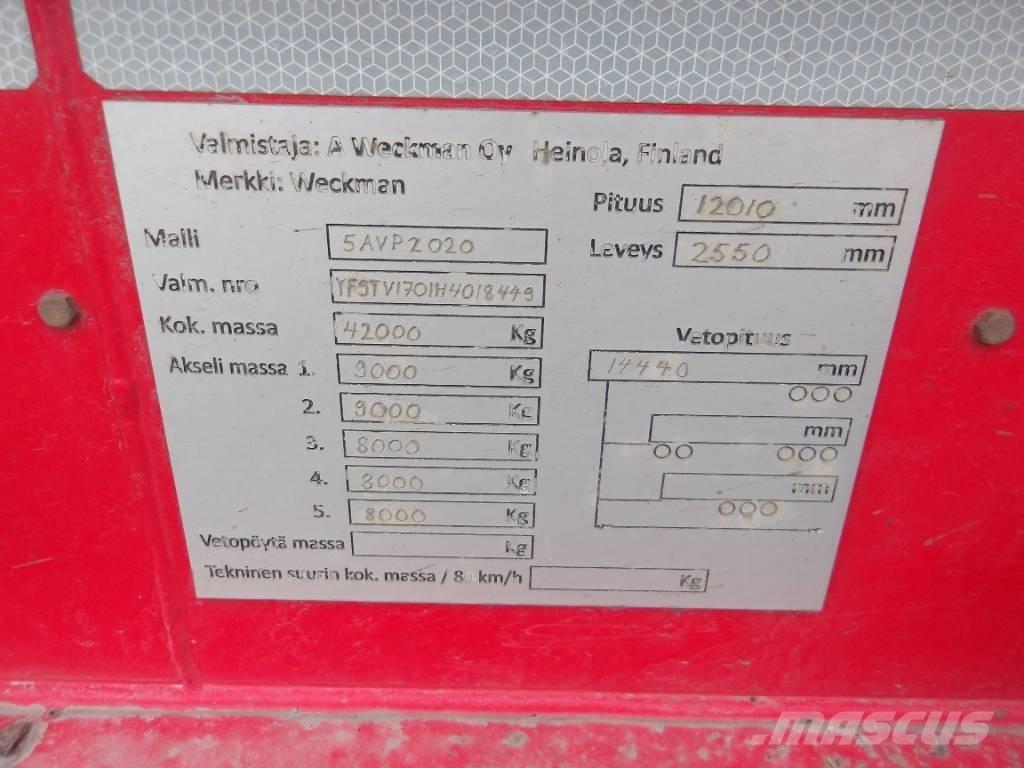 Weckman 5 AVP Remorque grumière