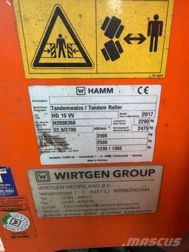 Hamm HD 10 Scraper