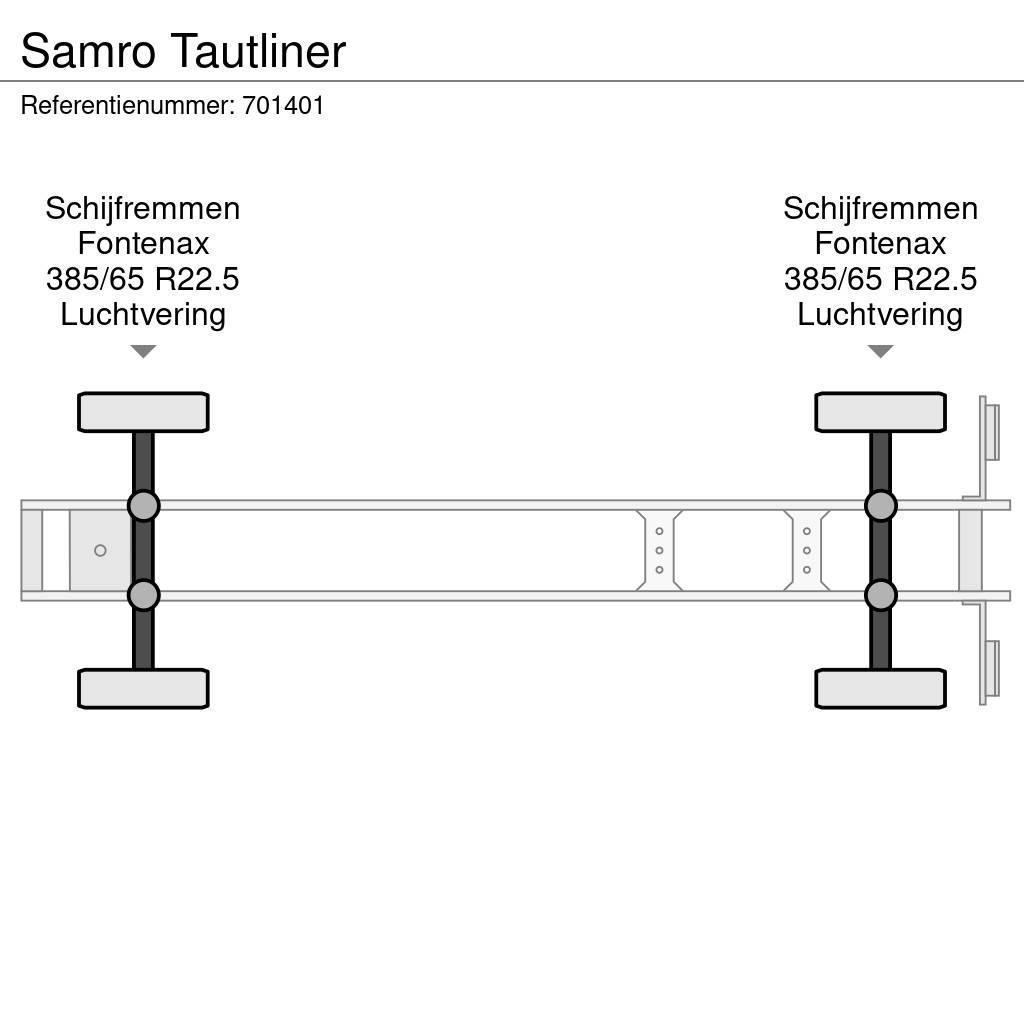 Samro Tautliner Semi remorque à rideaux coulissants (PLSC)