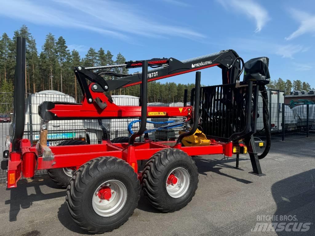 FTG Källefall FB90D Remorque forestière avec grue