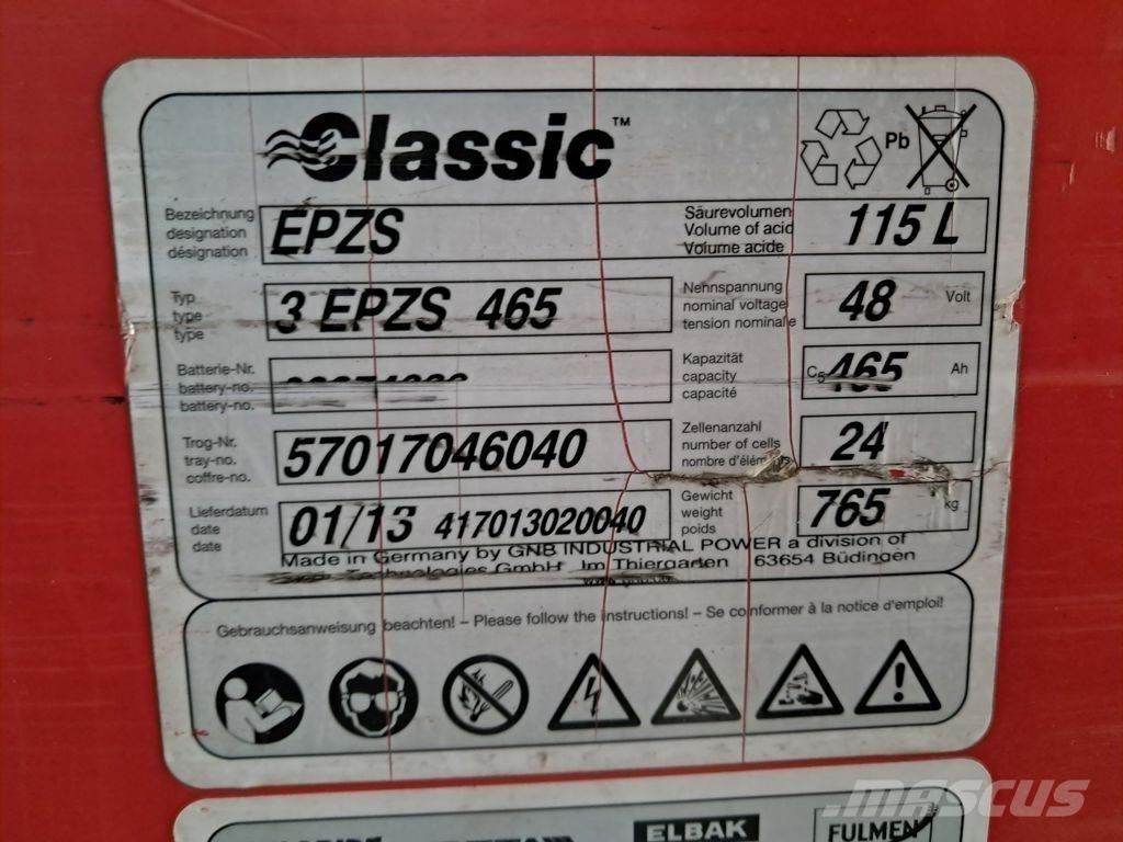 Linde R16S-12 Chariot à mât rétractable