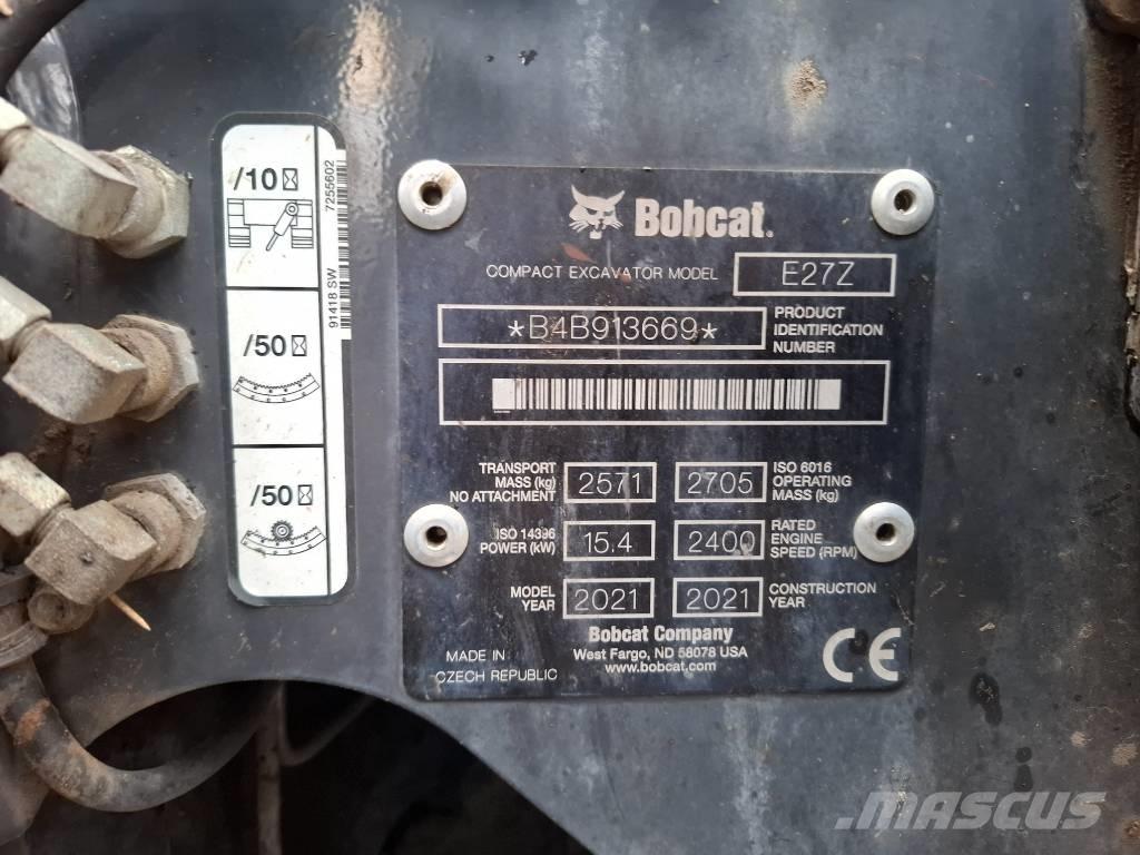 Bobcat E 27Z Mini pelle < 7t