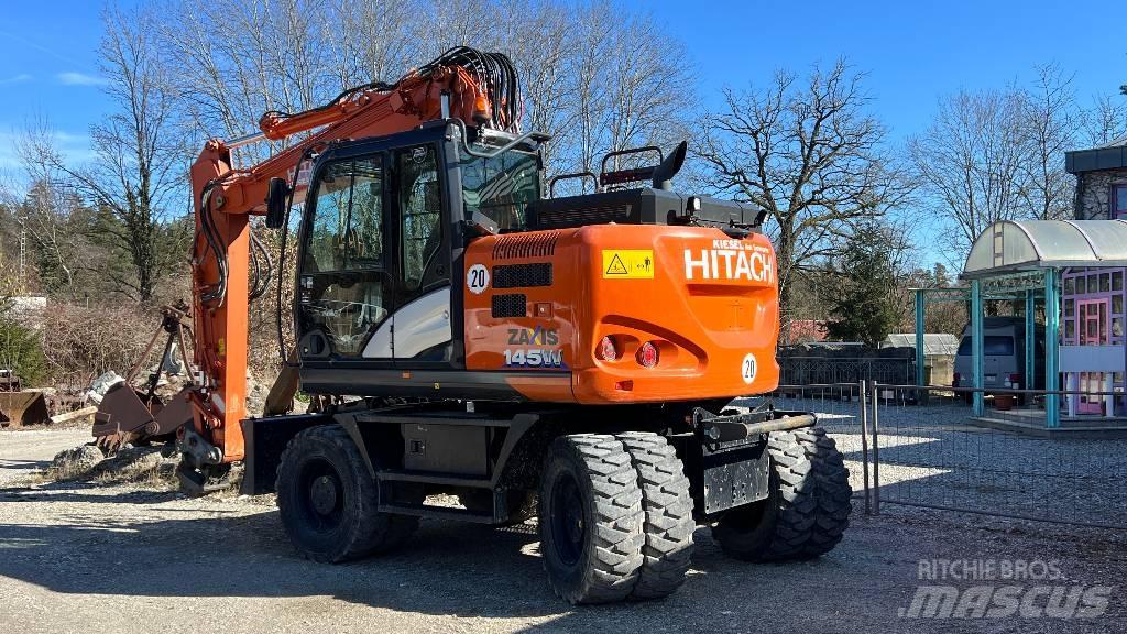 Hitachi ZX 145 W-6 Pelle sur pneus