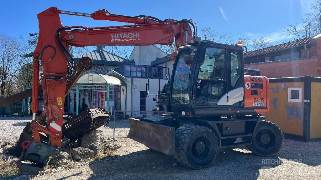 Hitachi ZX 145 W-6 Pelle sur pneus