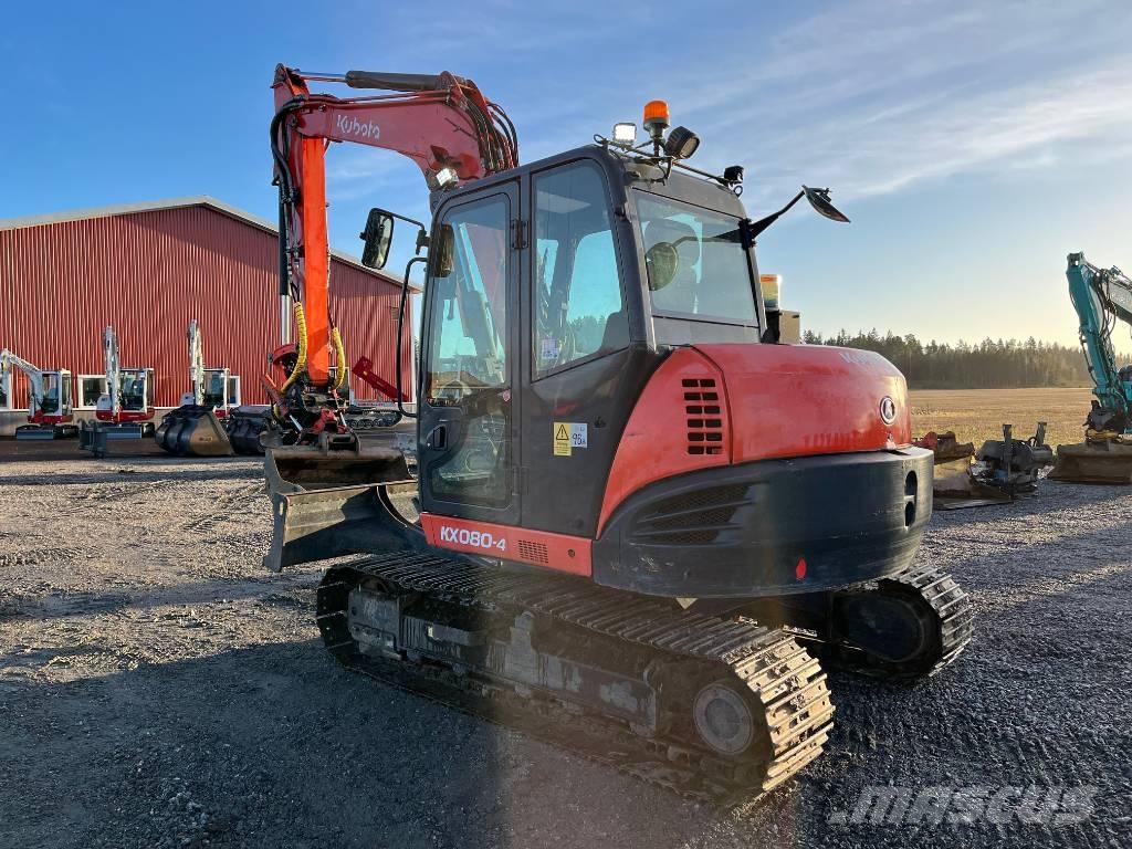 Kubota KX 080-4 Mini pelle 7t-12t