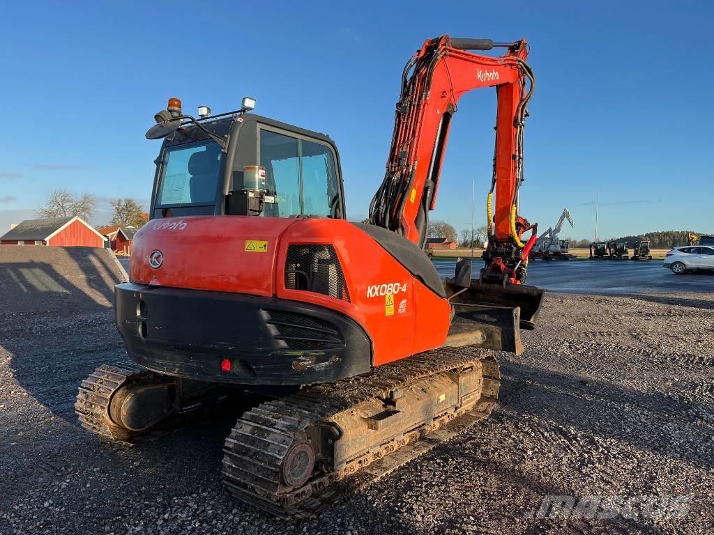 Kubota KX 080-4 Mini pelle 7t-12t