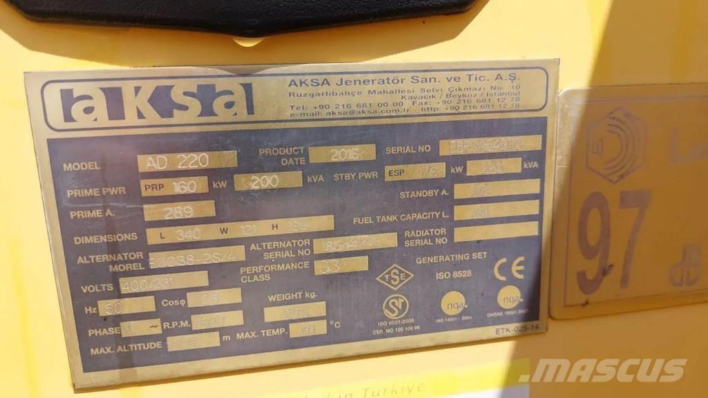 Doosan Aksa AD220 Autres générateurs