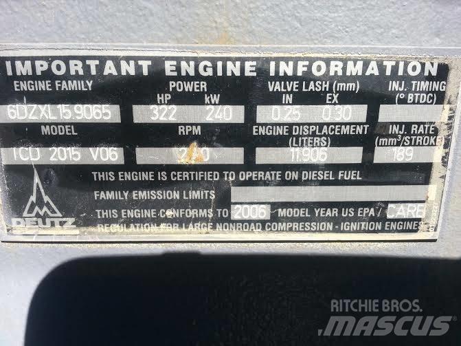 Deutz TCD2015V06 Autres accessoires