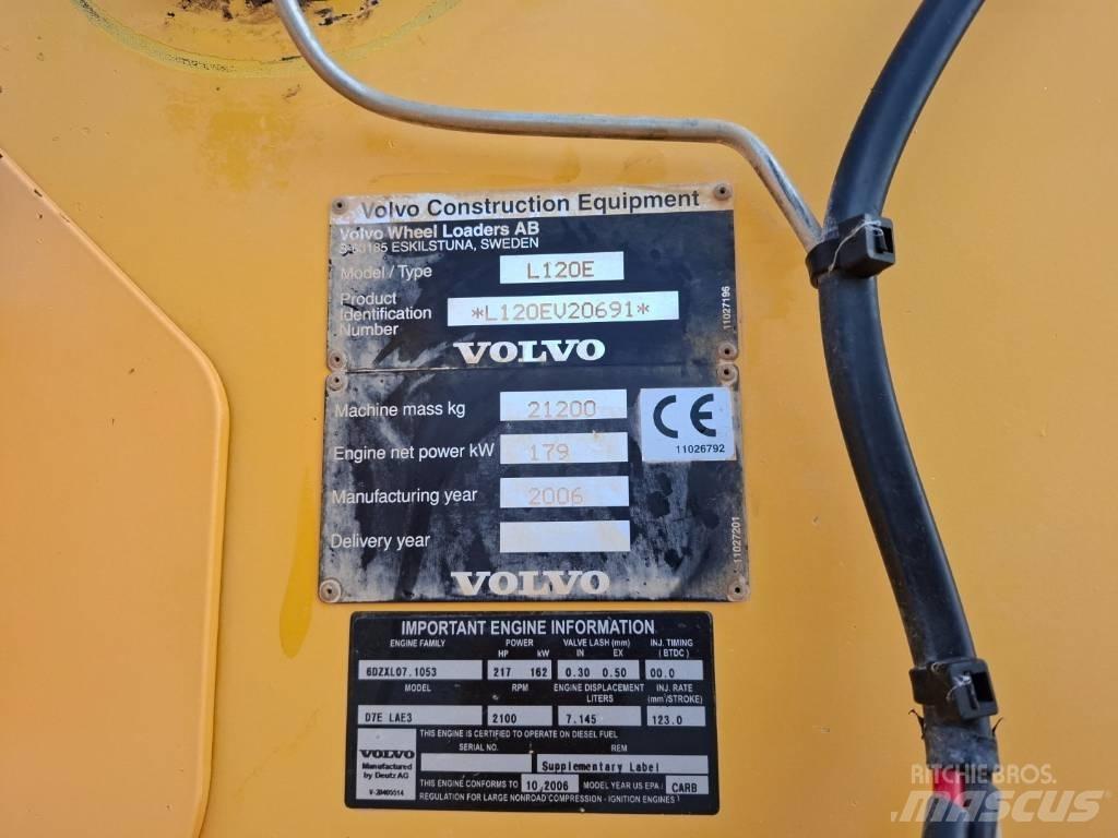 Volvo L 120 E Chargeuse sur pneus