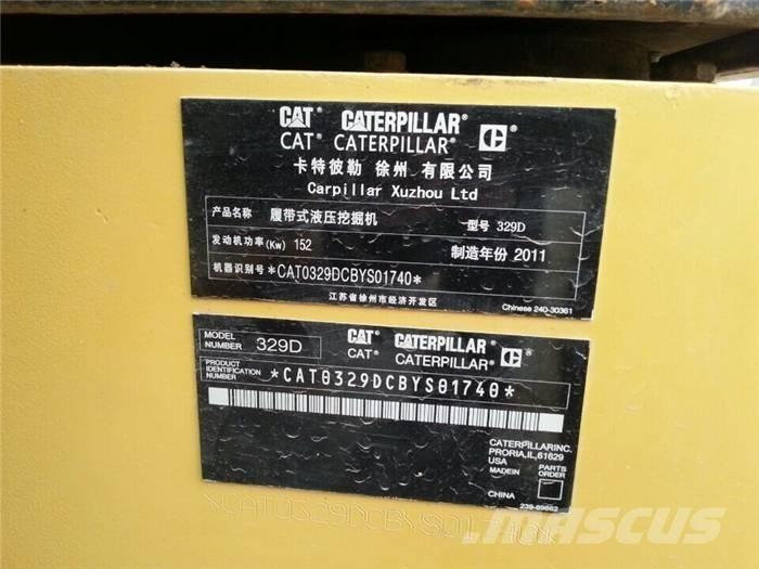 CAT 329 D L Pelle sur chenilles