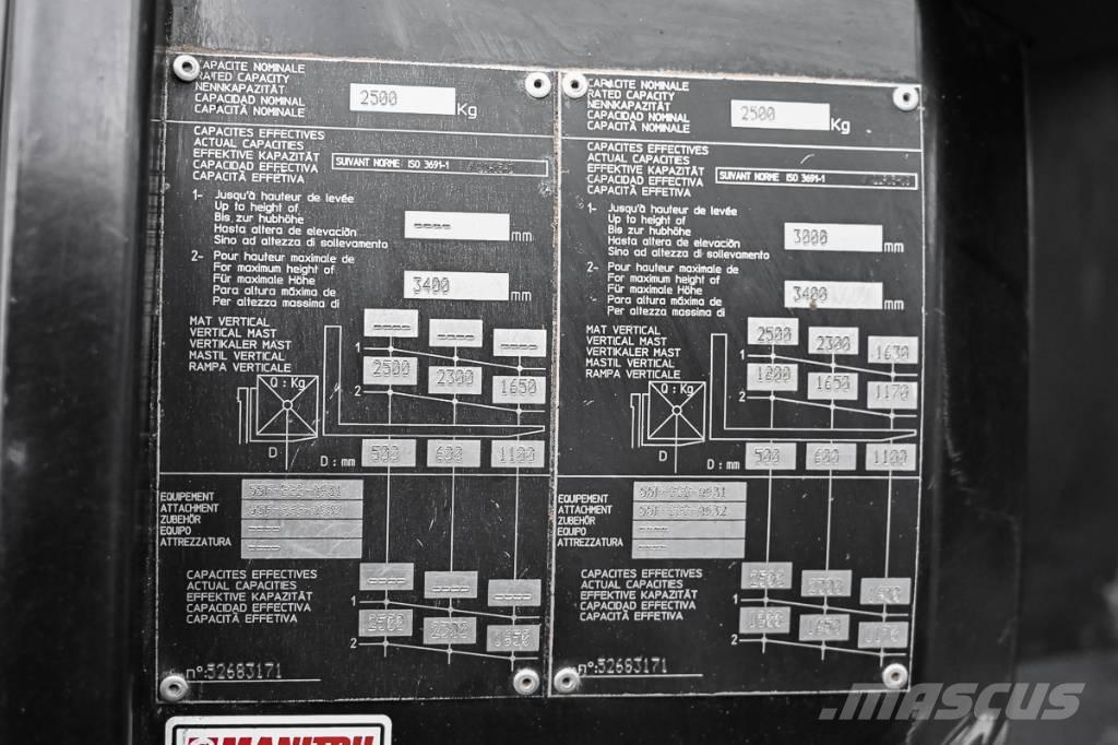 Manitou MC 25-4 Chariots diesel