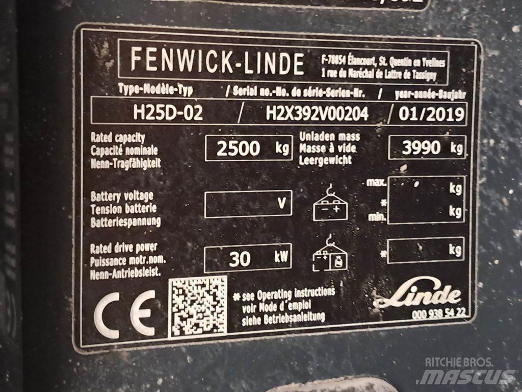 Linde H25D-02 Chariots diesel