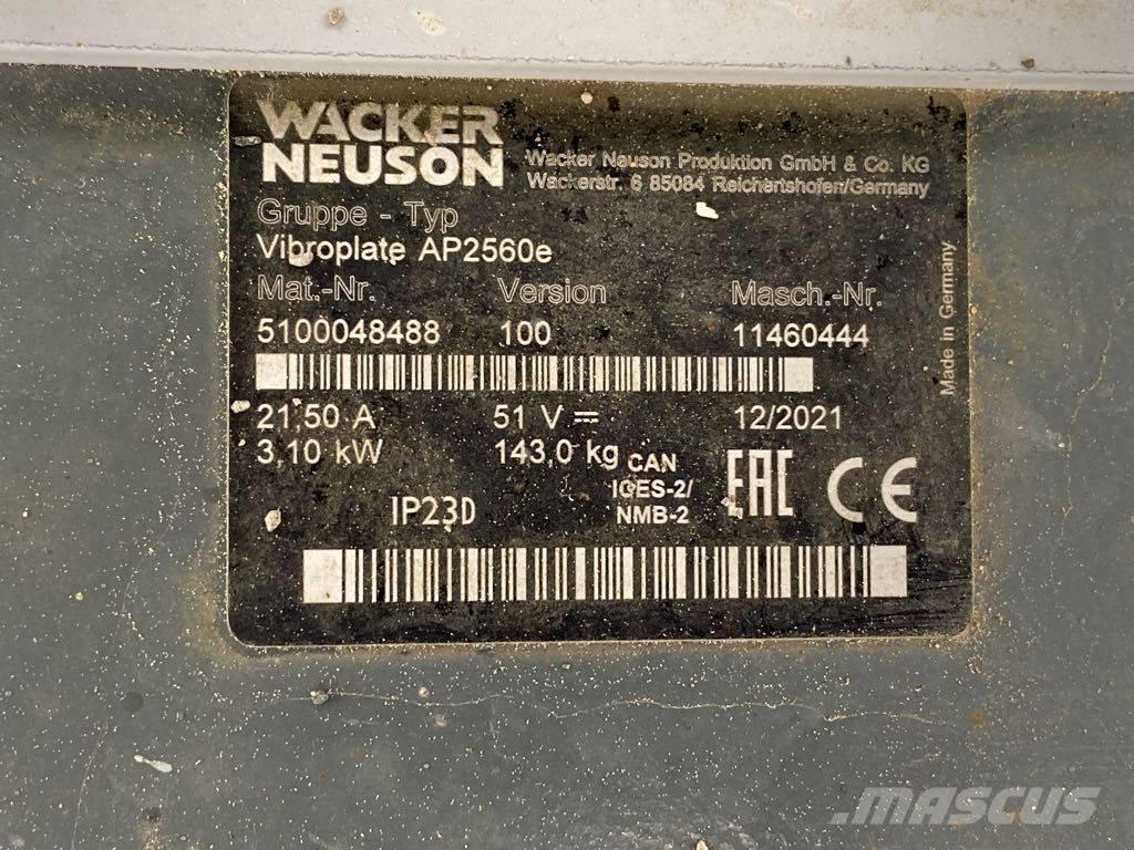 Wacker Neuson AP2560 Plaque vibrante