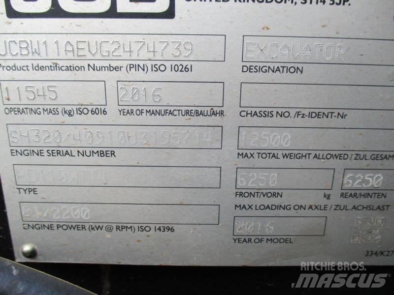 JCB HD110W Pelle sur pneus
