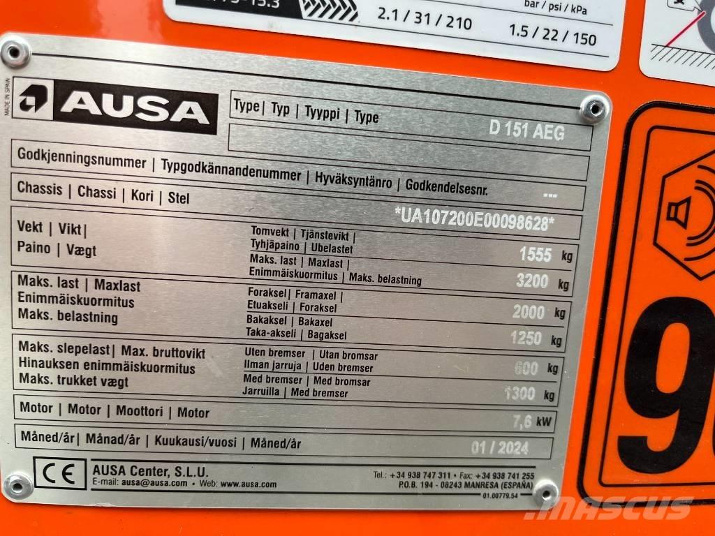 Ausa D151AEG Mini tombereau