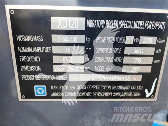 XCMG XD120 Rouleaux monocylindre