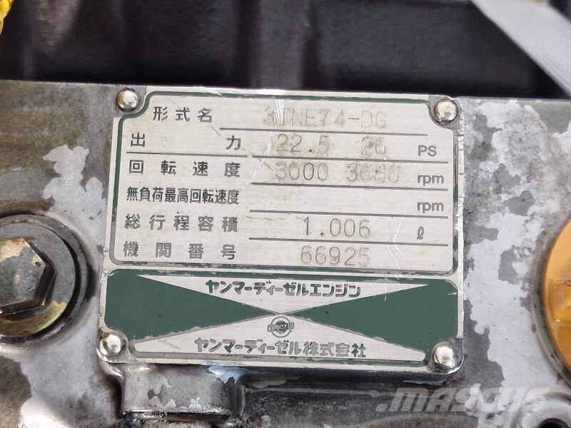 Yanmar 3TNE74-DG Moteur