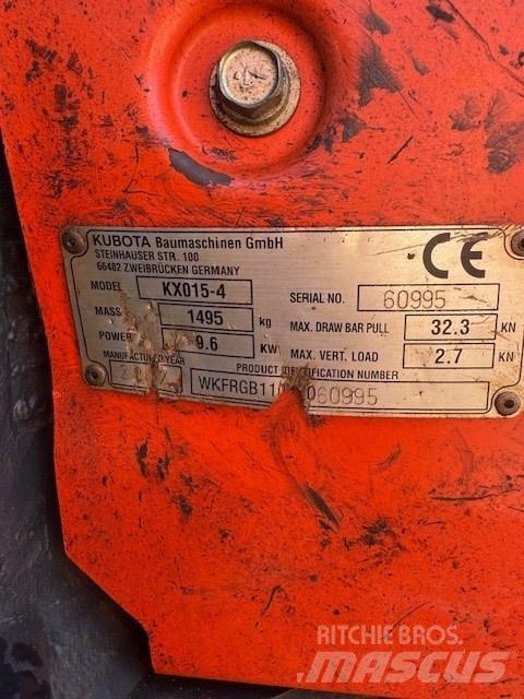 Kubota KX 015-4 Mini pelle < 7t