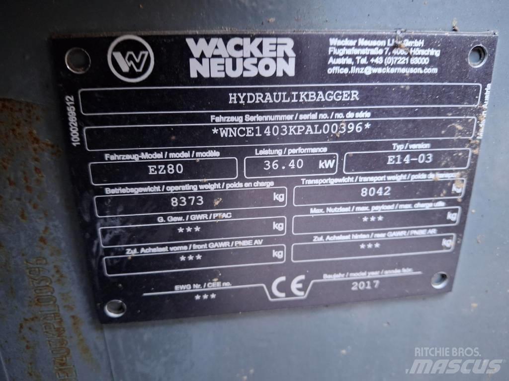 Wacker Neuson EZ 80 Mini pelle 7t-12t