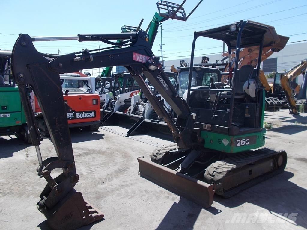 John Deere 26G Mini pelle < 7t