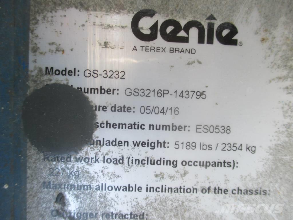Genie GS 3232 Nacelle ciseaux