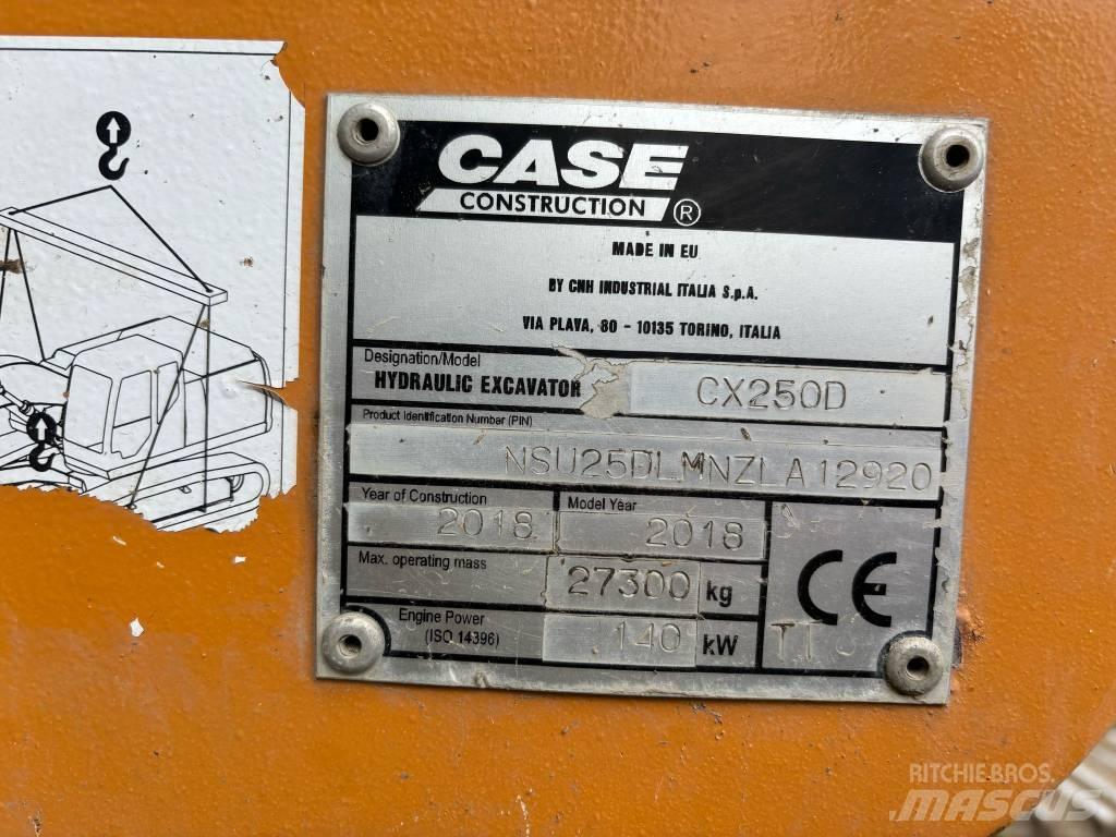 CASE CX 250 D Pelle sur chenilles