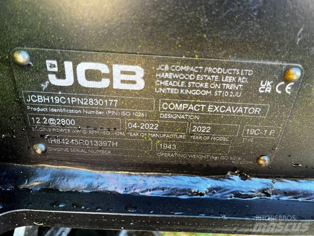 JCB 19 C-1 Mini pelle < 7t
