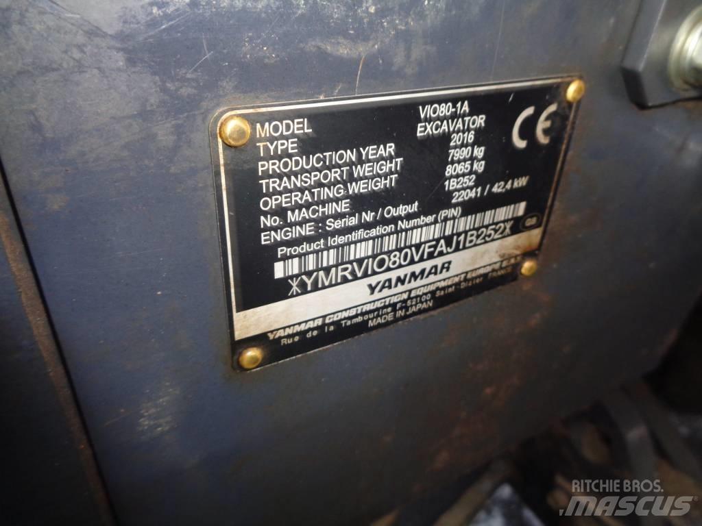 Yanmar Vio 80 Pelle sur chenilles