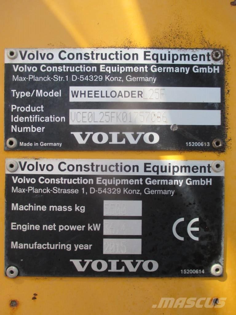 Volvo L 25 F Chargeuse sur pneus
